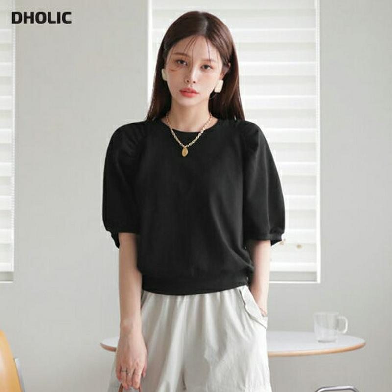【新作10%OFF】ギャザーラグランスウェット・全4色・b63032 レディース【tops】【韓国 ファッション トップス スウ