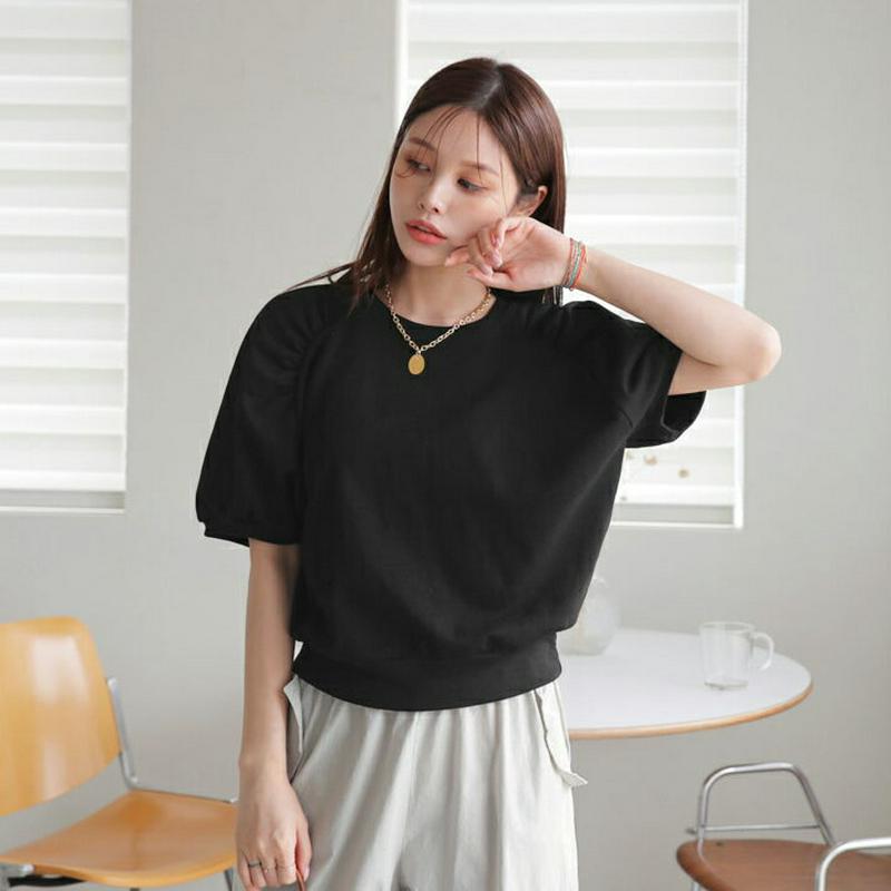 【新作10%OFF】ギャザーラグランスウェット・全4色・b63032 レディース【tops】【韓国 ファッション トップス スウ