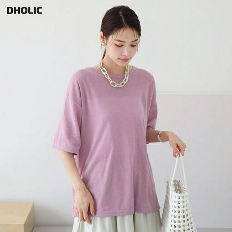 【新作10%OFF】2WAYリボンTシャツ・全5色・b63031 レディース【tops】【韓国 ファッション トップス Tシャツ