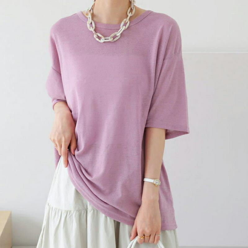 【新作10%OFF】2WAYリボンTシャツ・全5色・b63031 レディース【tops】【韓国 ファッション トップス Tシャツ
