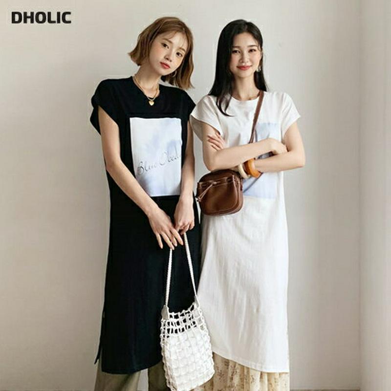 プリントロングワンピース・全3色・b60245 レディース【ops】【韓国 ファッション ワンピース ロング ロングワンピース 