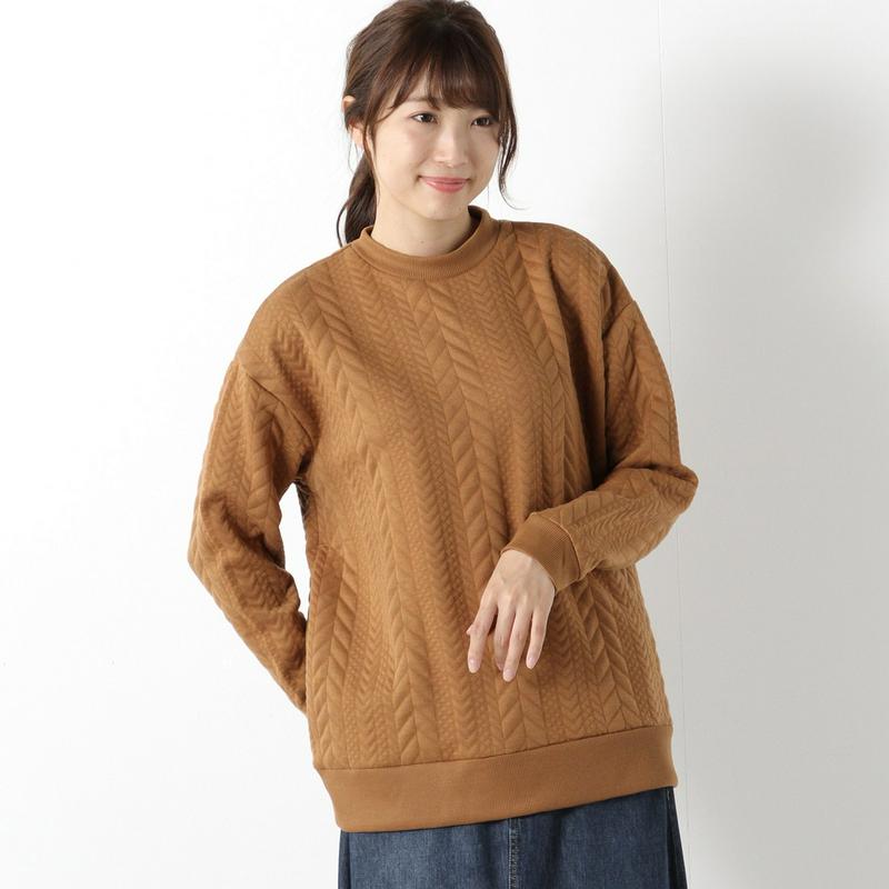 【９／２５販売終了】ジャガードプルオーバー【ブラックのみ】