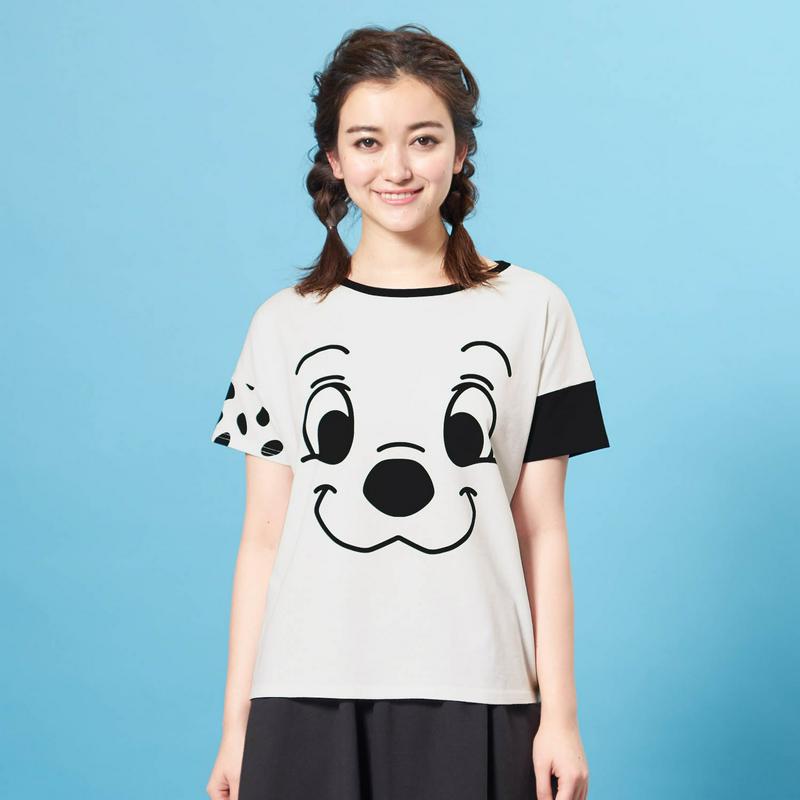 新柄追加！【かおかお】ビッグシルエットＴシャツ（選べるキャラクター）（ディズニー）