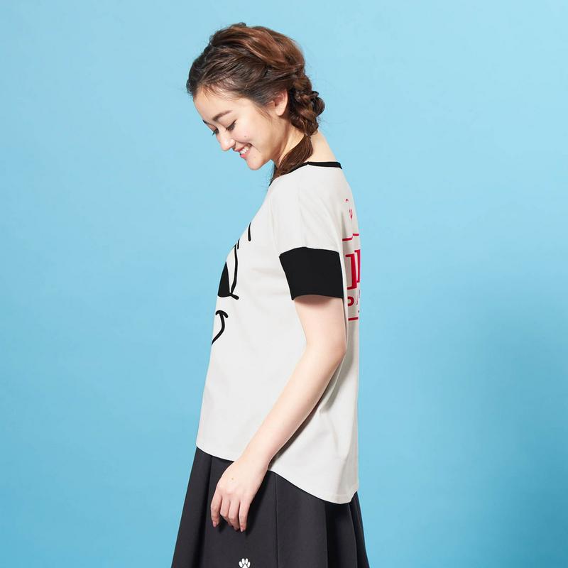 新柄追加！【かおかお】ビッグシルエットＴシャツ（選べるキャラクター）（ディズニー）