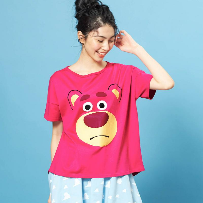 新柄追加！【かおかお】ビッグシルエットＴシャツ（選べるキャラクター）（ディズニー）