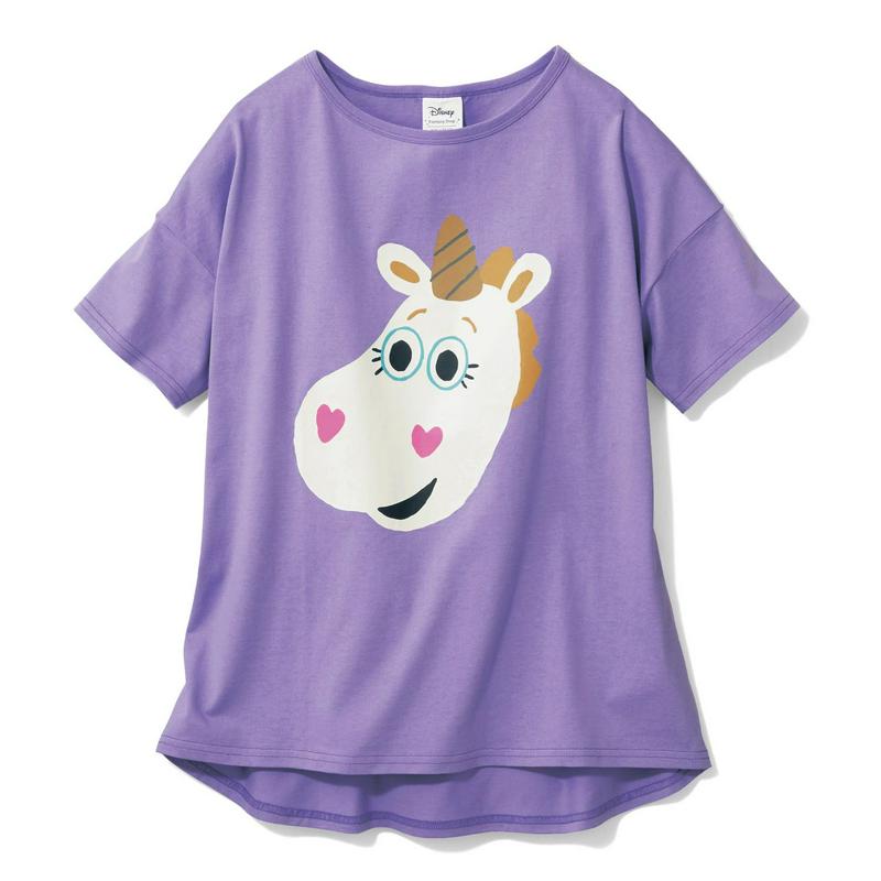 新柄追加！【かおかお】ビッグシルエットＴシャツ（選べるキャラクター）（ディズニー）