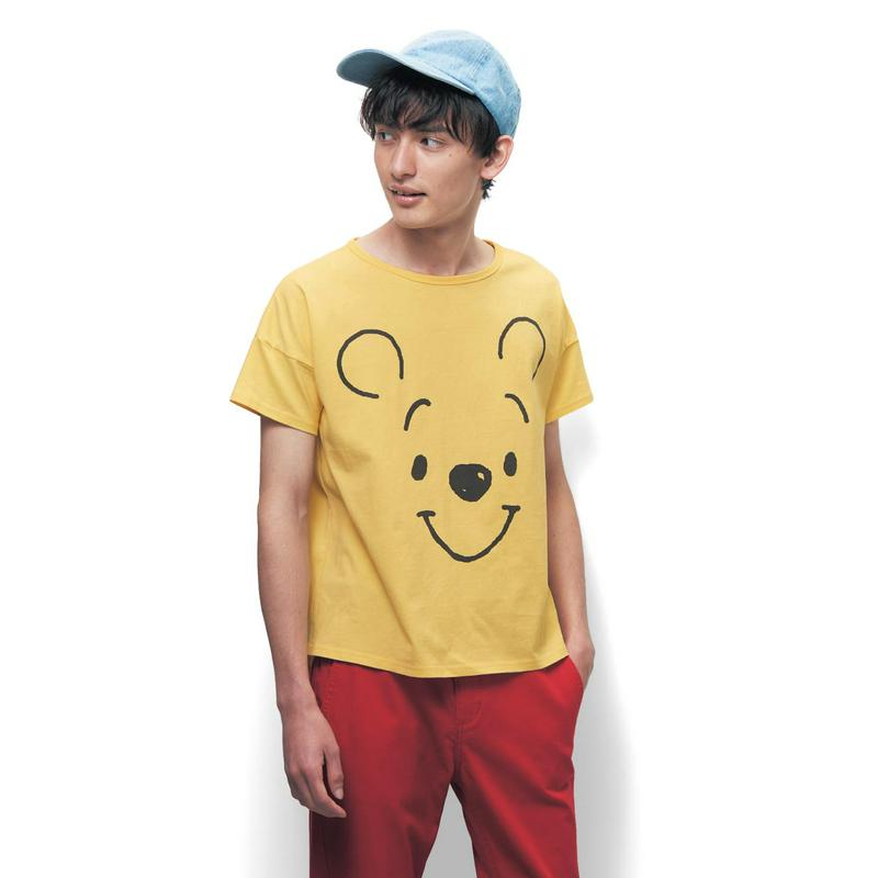 新柄追加！【かおかお】ビッグシルエットＴシャツ（選べるキャラクター）（ディズニー）