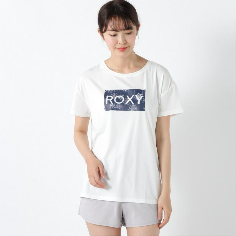 【水陸両用】ＵＶケアボックスロゴＴシャツ（ロキシー/ROXY）