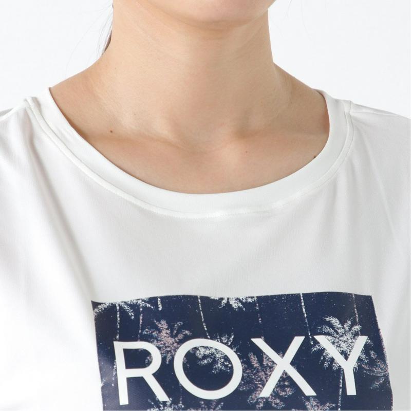 【水陸両用】ＵＶケアボックスロゴＴシャツ（ロキシー/ROXY）