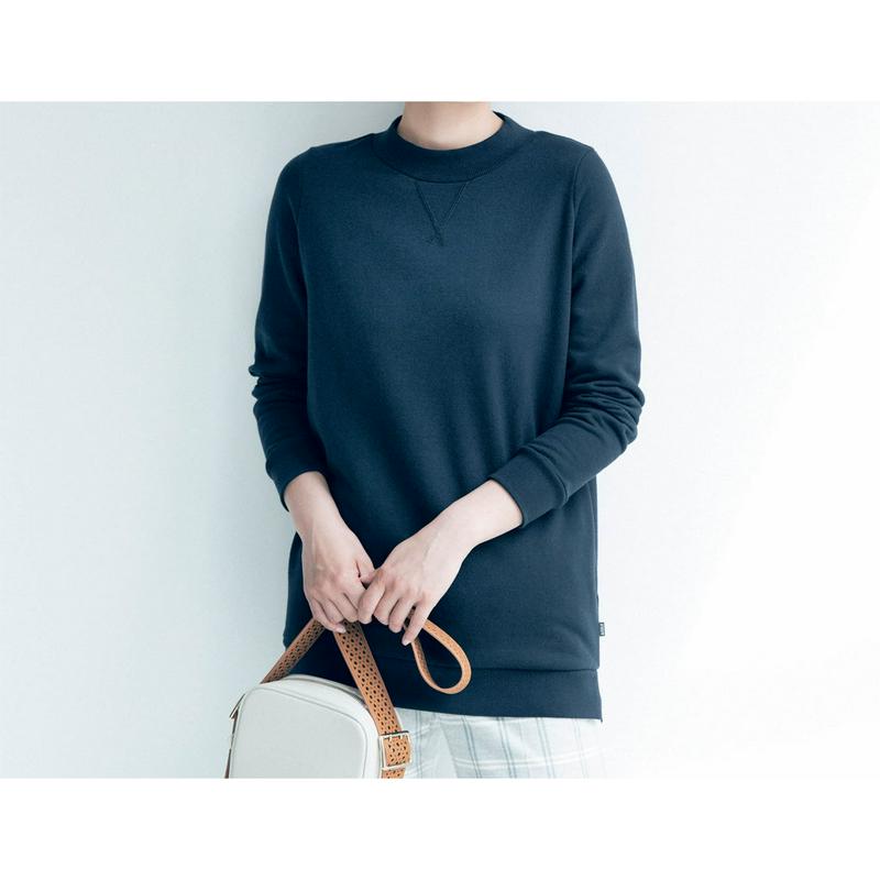 【９／２５販売終了】フレンチテリークルーネックプルオーバー【杢グレーのみ】（エーグル/AIGLE）