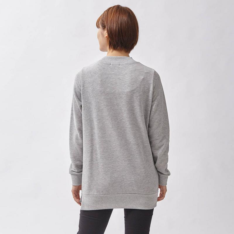 【９／２５販売終了】フレンチテリークルーネックプルオーバー【杢グレーのみ】（エーグル/AIGLE）
