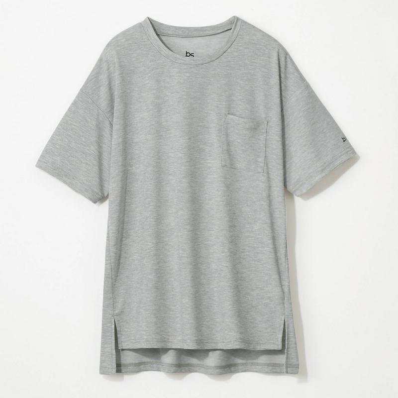 綿ライクポケット付オーバーサイズＴシャツ（ビースピックス/bspix）