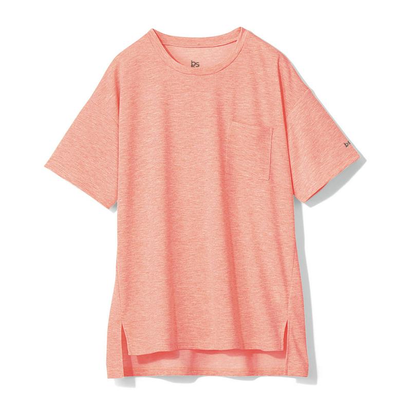 綿ライクポケット付オーバーサイズＴシャツ（ビースピックス/bspix）