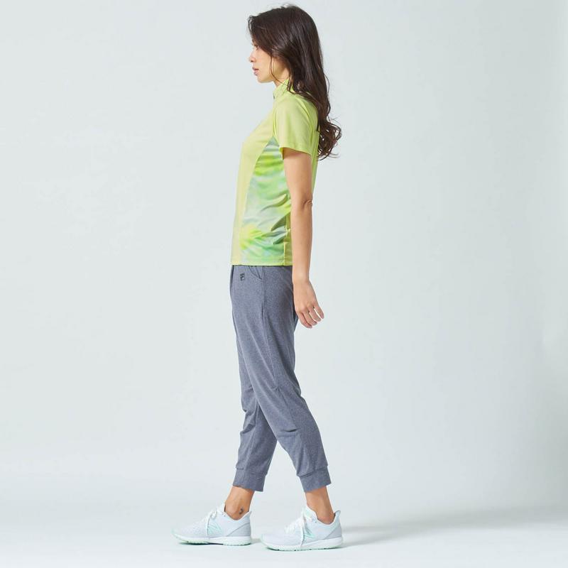 首周りもしっかり紫外線ガード！ハーフジップ半袖Ｔシャツ（フィラ/FILA）