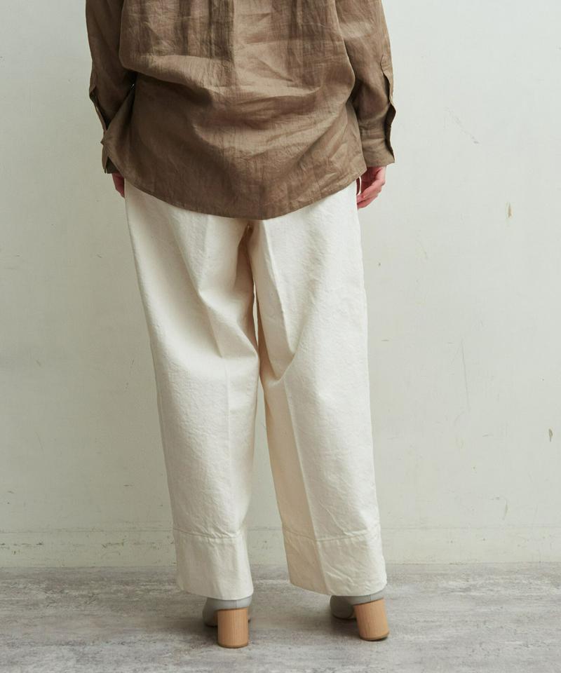 10oz キナリDenim トラウザーズパンツ（note et silence.）
