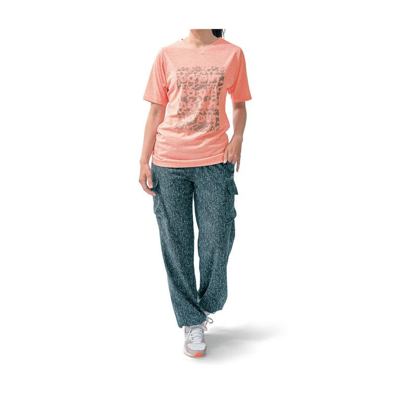 綿ライクＶネックロゴプリント半袖Ｔシャツ（ビースピックス/bspix）
