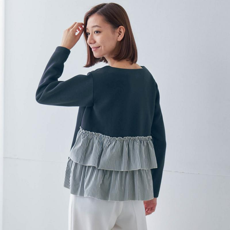 【９／２５販売終了】バックデザイン切替えカットソー