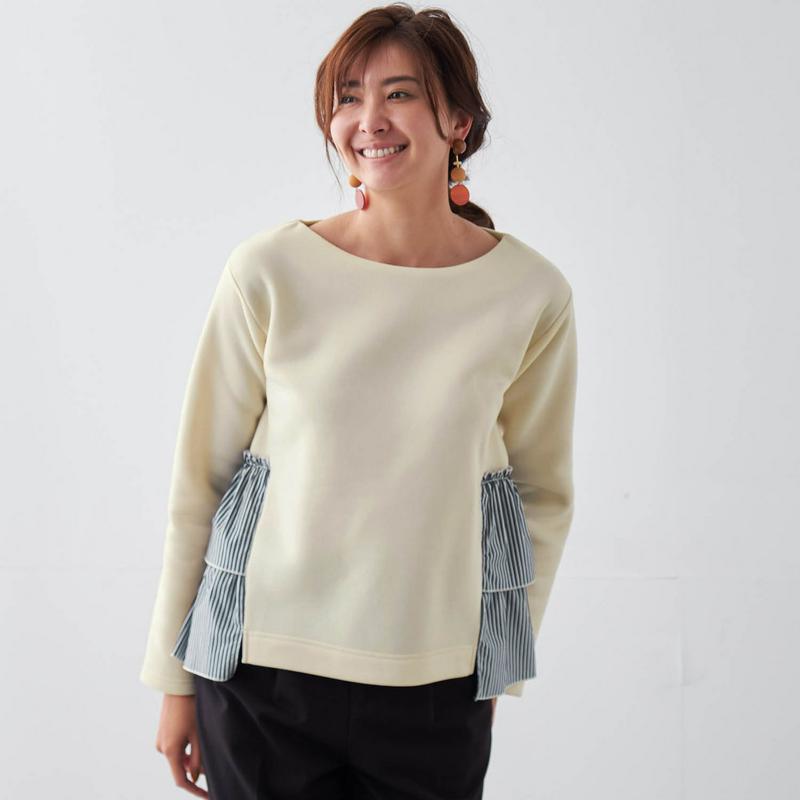 【９／２５販売終了】バックデザイン切替えカットソー