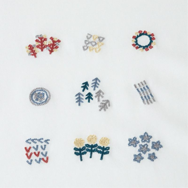 【ＮＯ　ＪＥＡＮ】刺繍プリントＴシャツ（ノージーン/NO JEAN）
