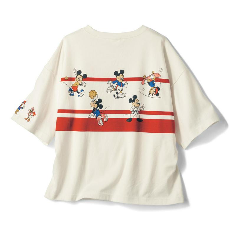 【おうちディズニー化計画】【ユニセックス】競技ブロックＴシャツ「ミッキー＆フレンズ」（ディズニー）