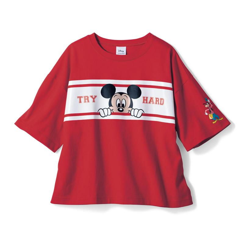 【おうちディズニー化計画】【ユニセックス】競技ブロックＴシャツ「ミッキー＆フレンズ」（ディズニー）