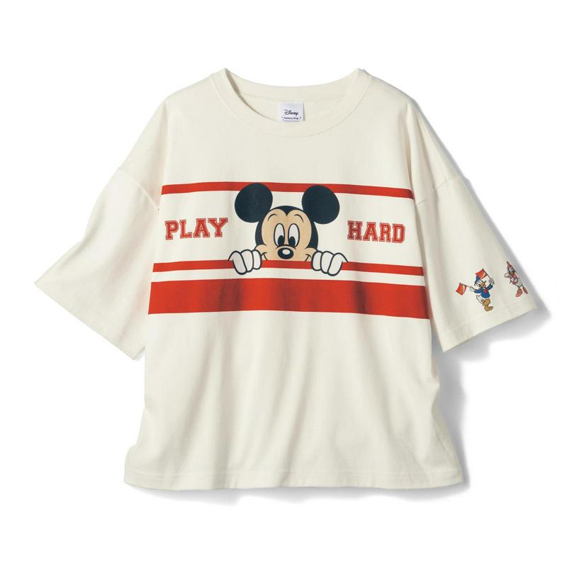 【おうちディズニー化計画】【ユニセックス】競技ブロックＴシャツ「ミッキー＆フレンズ」（ディズニー）