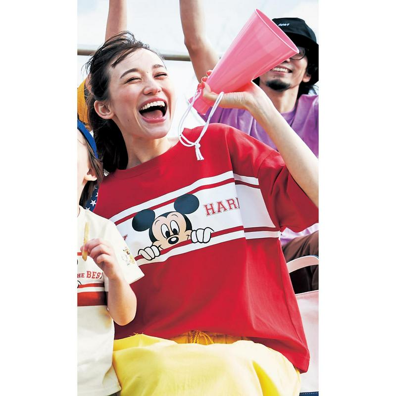 【おうちディズニー化計画】【ユニセックス】競技ブロックＴシャツ「ミッキー＆フレンズ」（ディズニー）