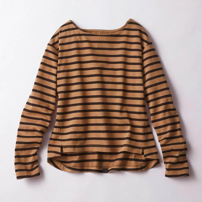 【ＳＴＹＬＥ　ＳＮＡＰセレクト】すっきり見せ大人ボーダーカットソー［日本製］（スタイルノート／StyleNote）