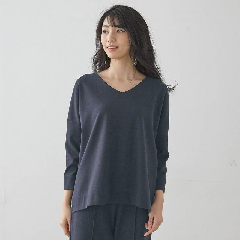 【ＳＴＹＬＥ　ＳＮＡＰコラボ】なめらかな着心地のボリュームカットソープルオーバー
