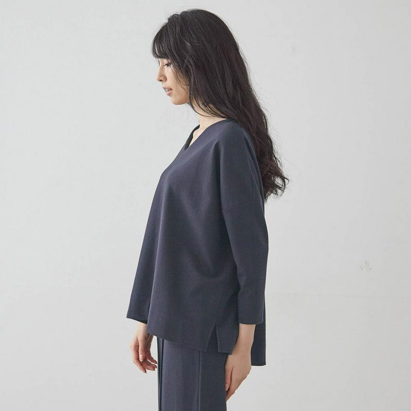 【ＳＴＹＬＥ　ＳＮＡＰコラボ】なめらかな着心地のボリュームカットソープルオーバー