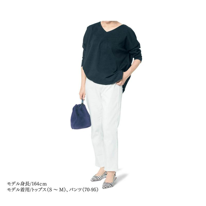 【ＳＴＹＬＥ　ＳＮＡＰコラボ】なめらかな着心地のボリュームカットソープルオーバー