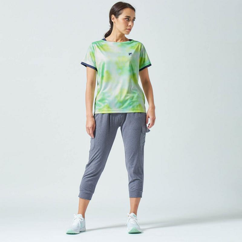 １枚でおしゃれ見え！レイヤード風半袖Ｔシャツ（フィラ/FILA）