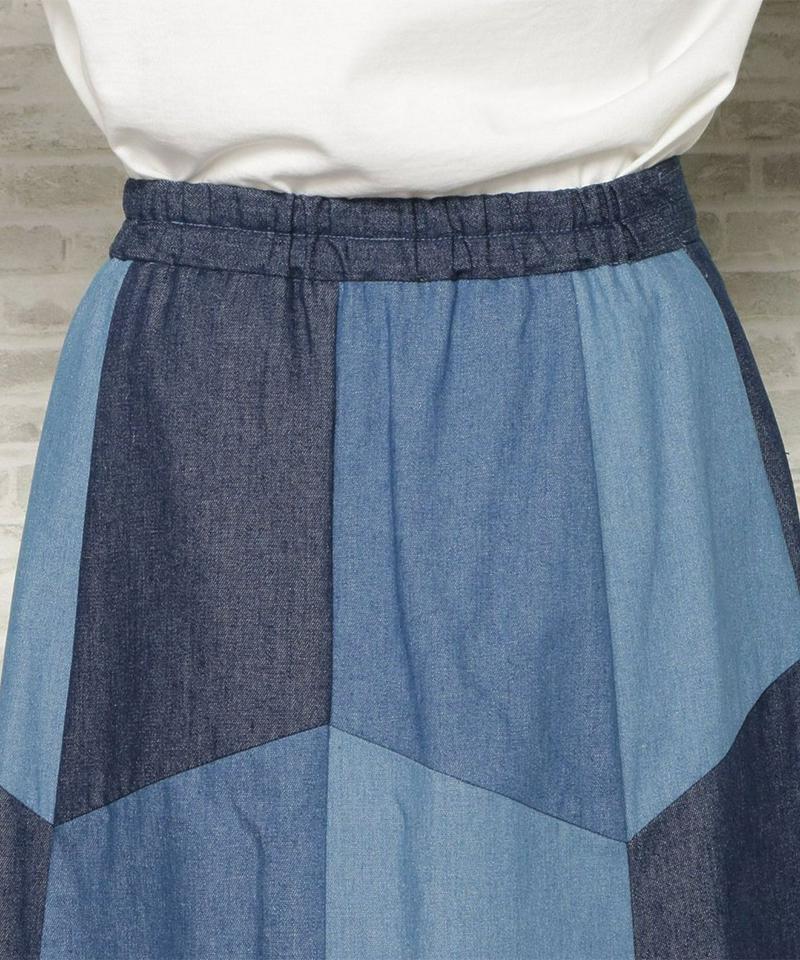 【WEB限定】デニムカラーＭＩＸスカート