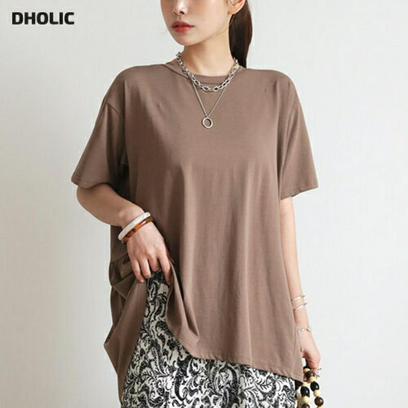 【新作10%OFF】バックティアードTシャツ・全4色・b63076 レディース【tops】【韓国 ファッション トップス Tシャ