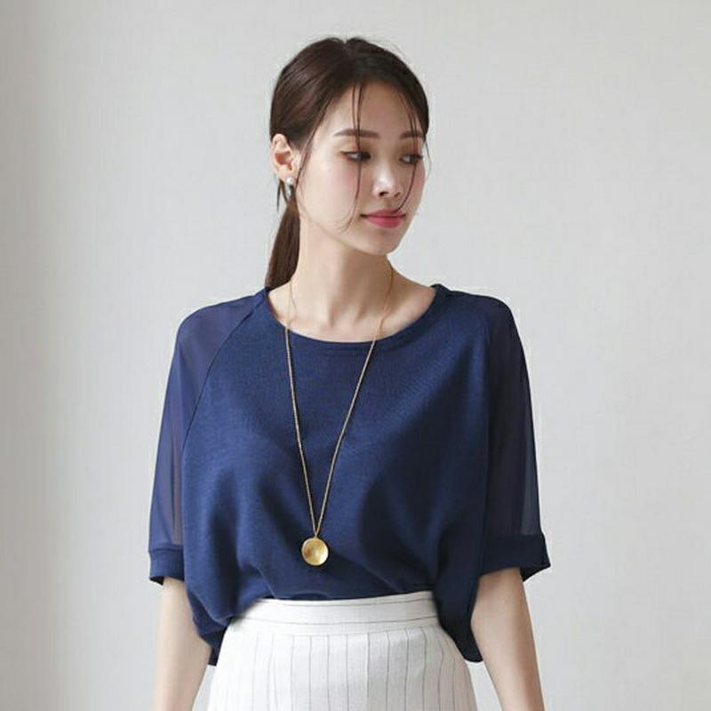 【新作10%OFF】コントラストドルマンニット・全4色・b63078 レディース【tops】【韓国 ファッション トップス ニッ