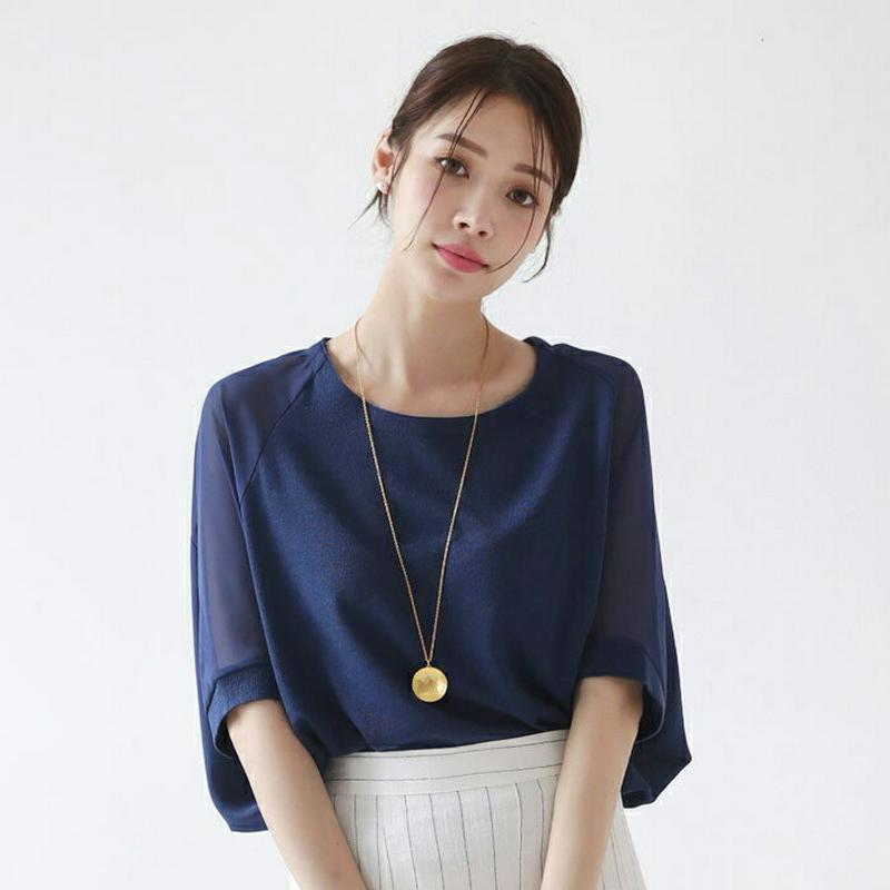 【新作10%OFF】コントラストドルマンニット・全4色・b63078 レディース【tops】【韓国 ファッション トップス ニッ