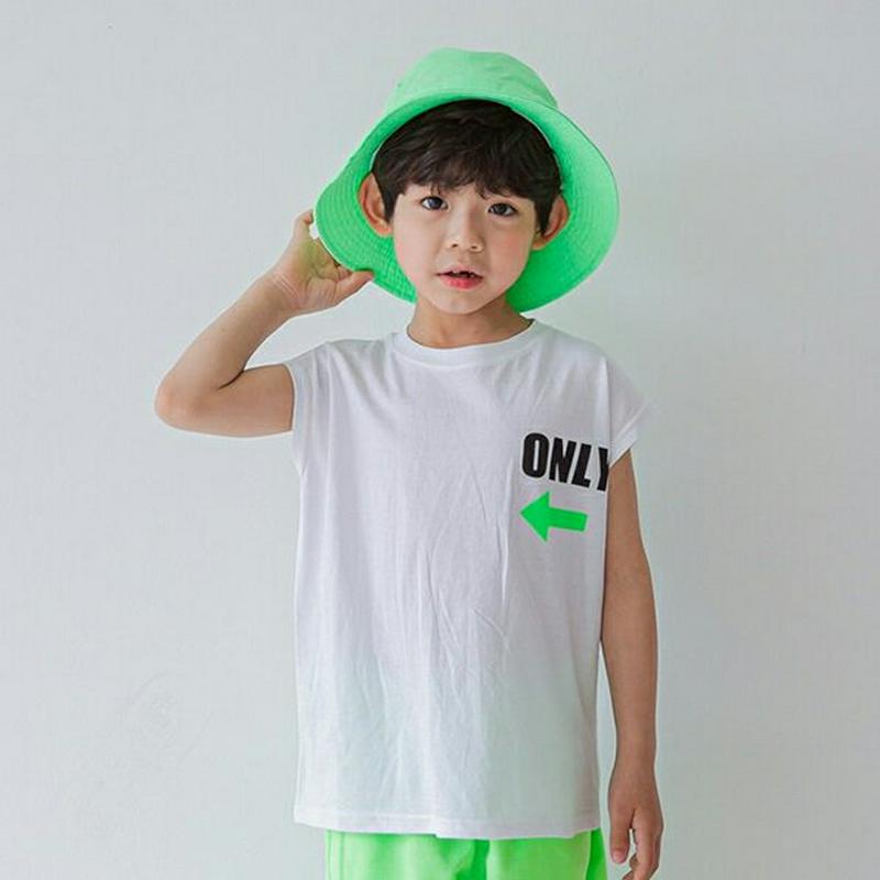 バック英字ロゴTシャツ・u04293・キッズ 【3~8才】【tops】【韓国 ファッション トップス Tシャツ カットソー ノー
