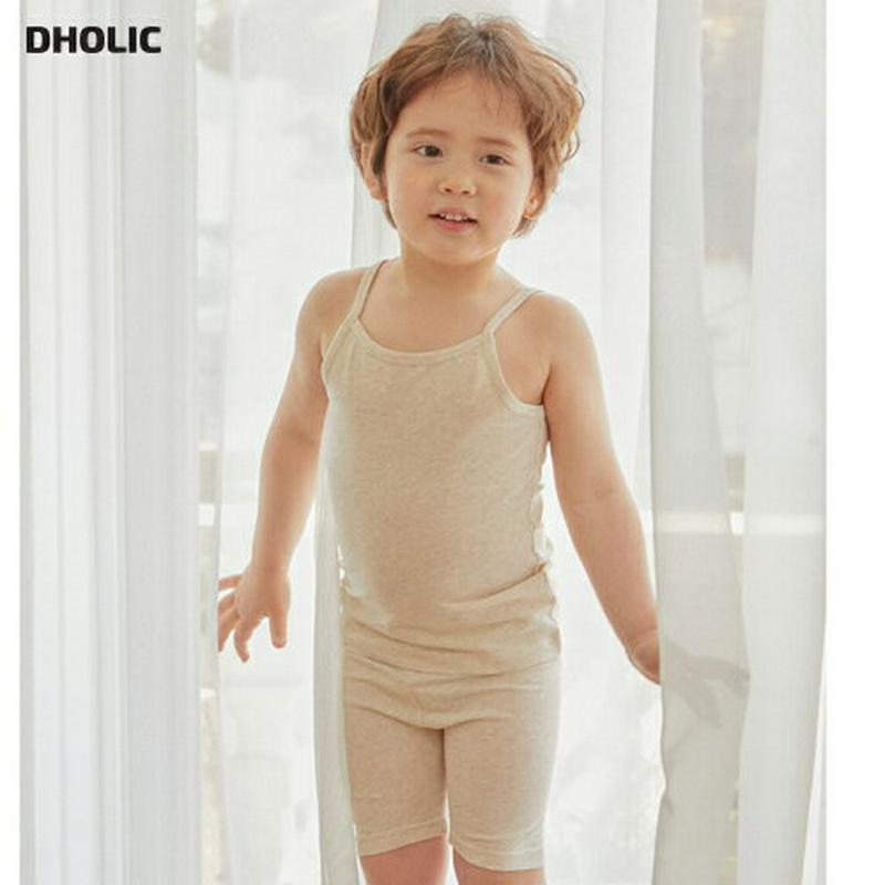 キャミソール&ハーフパンツSET・u03801-2・キッズ 【3~8才】【SET】【韓国 ファッション セットアップ Tシャツ 