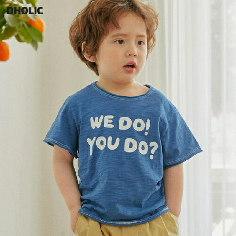 WE DO半袖Tシャツ・u03796-2・キッズ 【3~8才】【tops】【韓国 ファッション トップス Tシャツ カットソー 