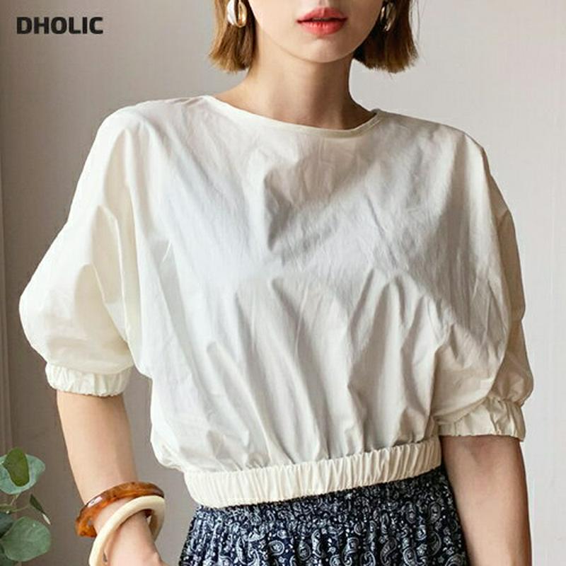 【新作10%OFF】2WAYゴムヘムドロストブラウス・全4色・t60372 レディース【tops】【韓国 ファッション トップス
