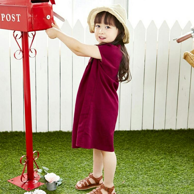 ギャザーラインスリーブレスワンピース・p004121・キッズ 【3~8才】【ops】【韓国 ファッション ワンピース ミディ ミドル 膝丈 膝上 ロング ノースリーブ スリーブレス 無地 女の子 お出かけ 通学 通園 子供 子供服 小学生 夏】【KIDS】