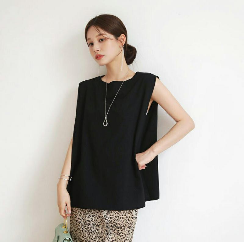 【新作10%OFF】ラウンドフレアブラウス・全3色・b63068 レディース【tops】【韓国 ファッション トップス ブラウス