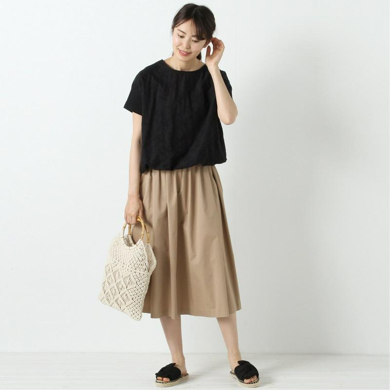 【ｎｏｊｅａｎ】裾バルーンＴシャツ【Ｍ～５Ｌ】（ノージーン/NO JEAN）