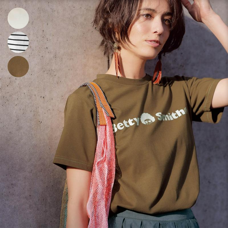 綿１００％プリントＴシャツ（ベティスミス／Betty Smith）
