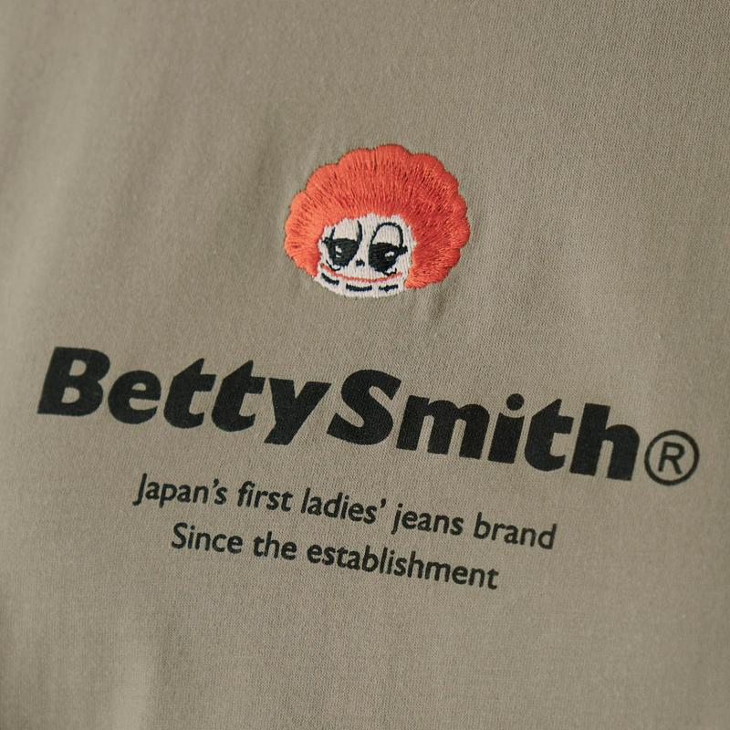 綿１００％チュニックプリントＴシャツ【Ｓ～６Ｌ】（ベティスミス／Betty Smith）