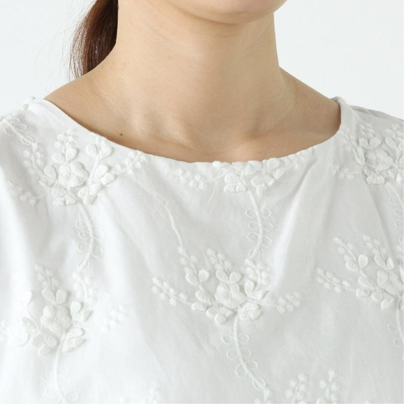 【ｎｏｊｅａｎ】前身刺繍布帛レイヤードＴシャツ【Ｍ～５Ｌ】（ノージーン/NO JEAN）