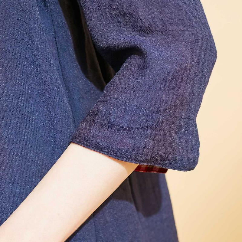 大人気商品！ナチュラルな素材感のレイヤードチュニック【Ｍ～６Ｌ】