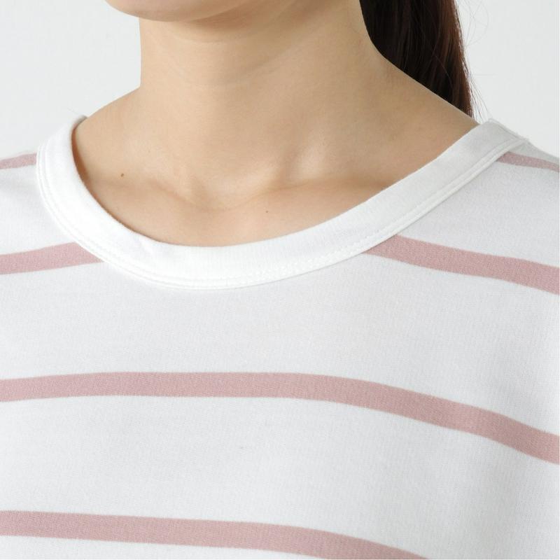 ９分袖ボーダーＢＩＧＴシャツ【Ｍ～５Ｌ】（ノージーン/NO JEAN）