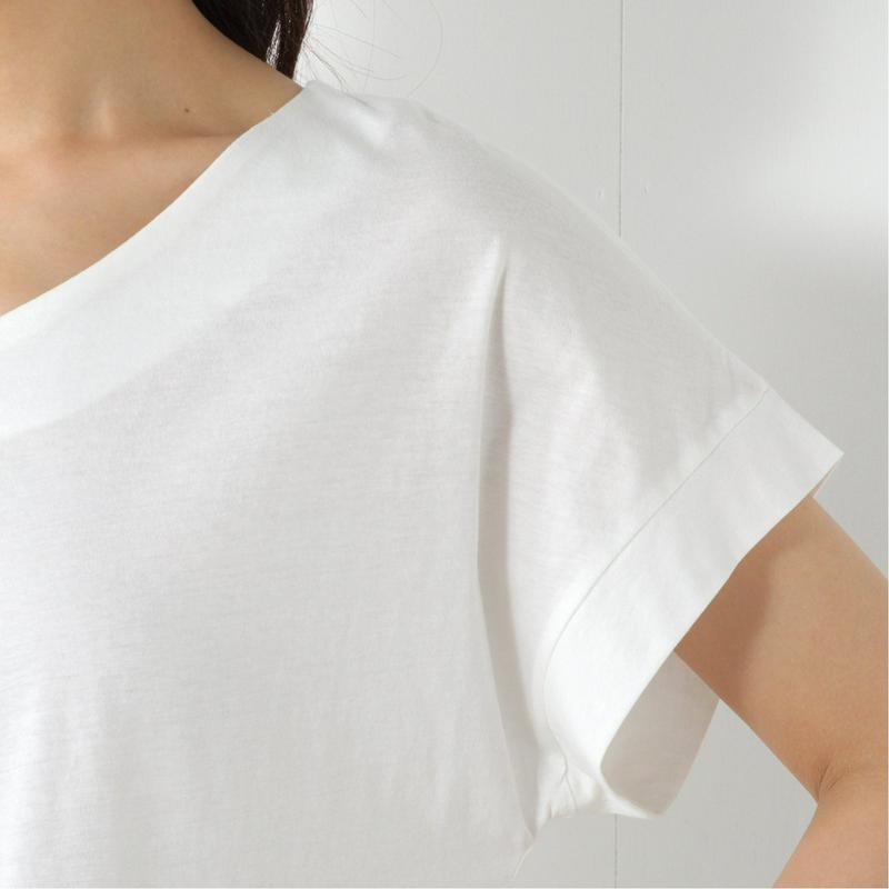 防臭・接触冷感機能◎綿１００％バイオシルケットＶネックカットソー【Ｍ～４Ｌ】（マルピオーネ/marpione）