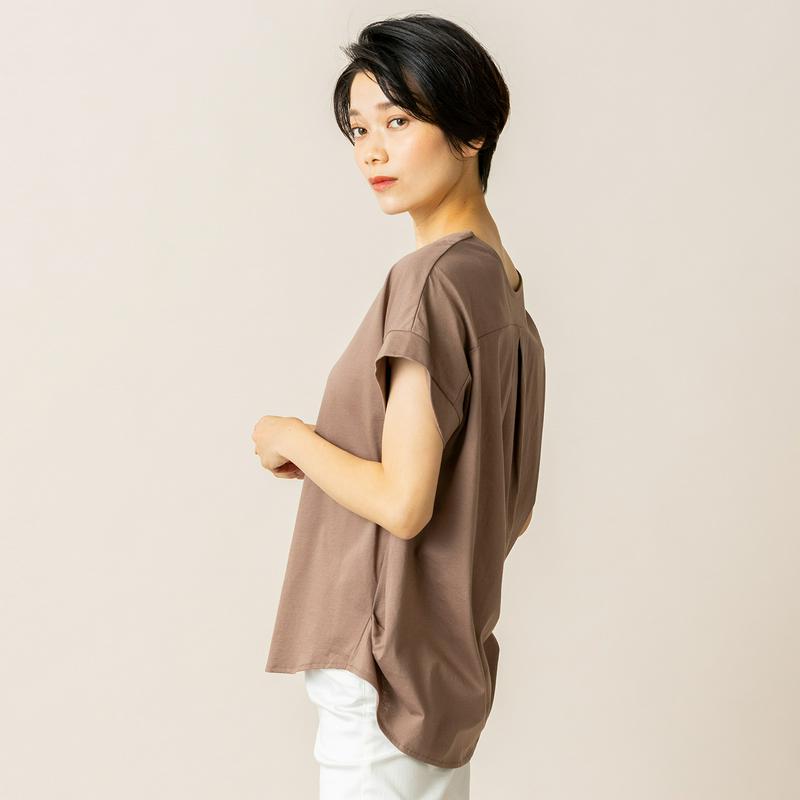 防臭・接触冷感機能◎綿１００％バイオシルケットＶネックカットソー【Ｍ～４Ｌ】（マルピオーネ/marpione）